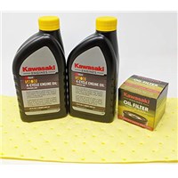 Kawasaki SAE 30 49065-0721 Oil Change Kit w/Oil Pad