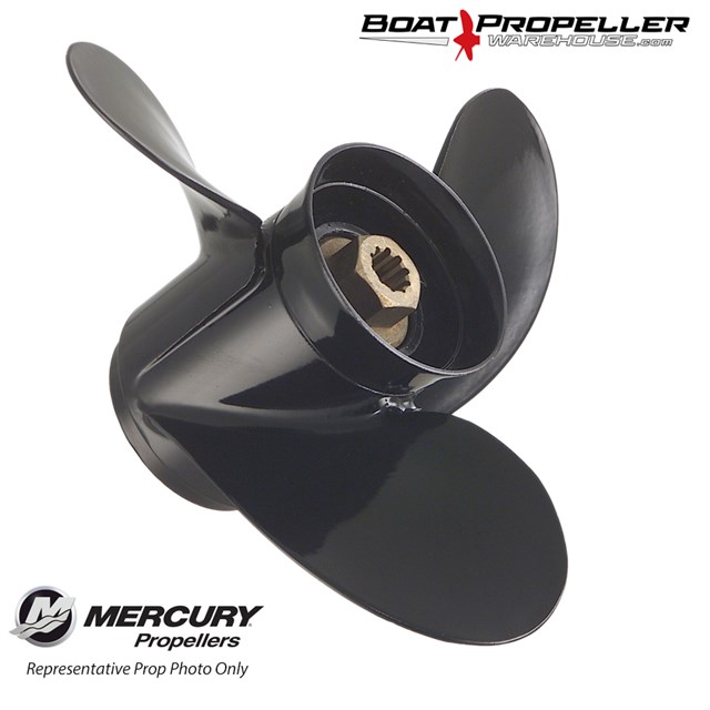 Aluminum Outboard Propeller 12 Pitch for Mercury 25-30HP 48-19639A40