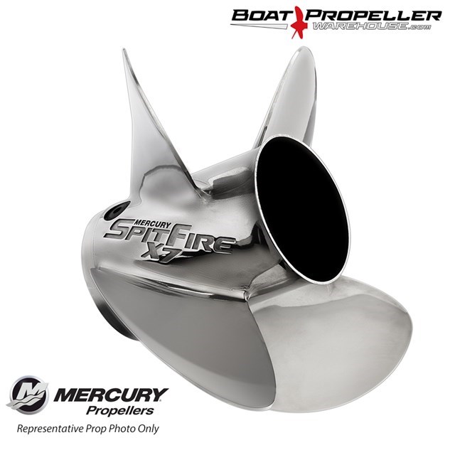 14 x13 Outboard Propeller for Mercury Mariner 13 Pitch 75 90HP 100HP 115HP 125 