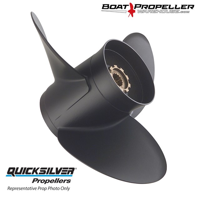 Black Diamond 14 X 23 Quicksilver Rh Propeller Boat Propeller Warehouse