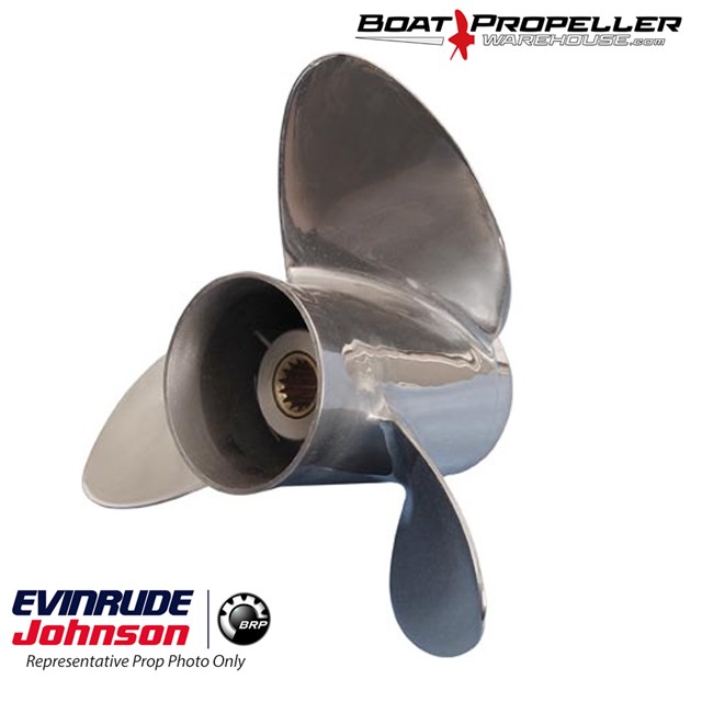 Stainless Steel 13 1 2 X 15 Evinrude Johnson Propeller Boat Propeller Warehouse