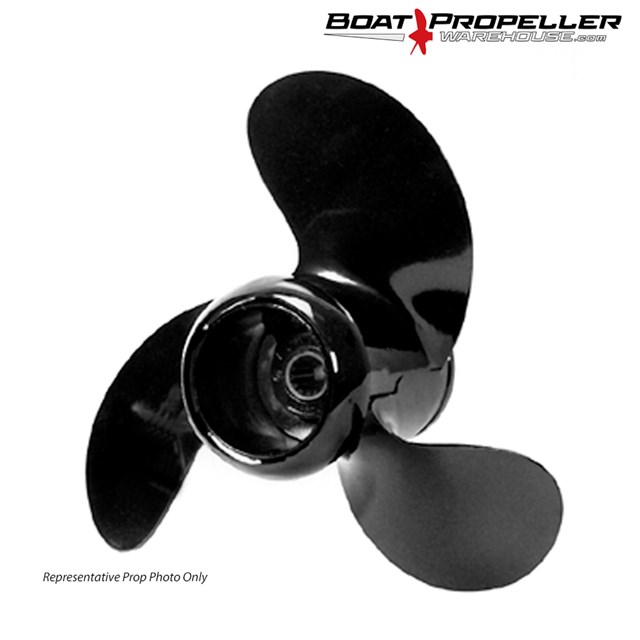 9 1/4 Pitch Dia x11 Aluminum 3 Blades Prop Propeller for BRP,Johnson,Evinrude,OMC Stern Drive 8-15HP