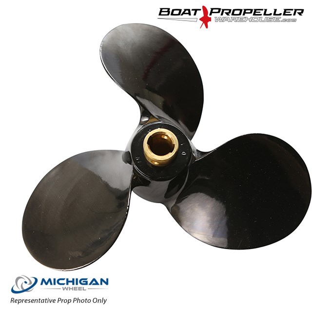 Michigan Match 012102 9 1//4 x 7 Evinrude Johnson 10-25HP  3 Blade Propeller