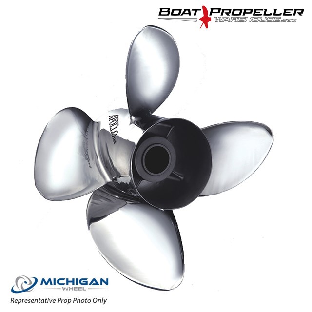 4 Wheel Drive Boat Propeller for out board motors by Hole Shot Performance  Props 