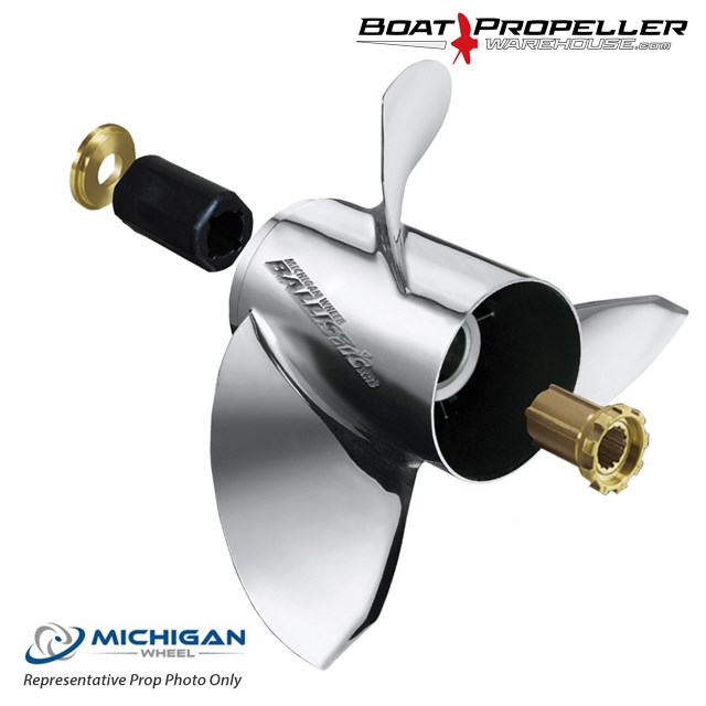 Ballistic 14 1 2 X 19 Michigan Wheel Rh Prop Boat Propeller Warehouse