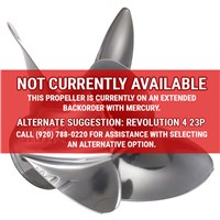 Bravo I (15.3 x 22") MERCURY RH Propeller, 48-8M0151211