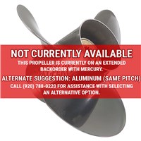 Vengeance (10 1/4 x 15") MERCURY RH Propeller, 48-855862A46