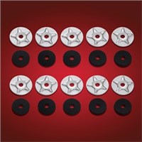 Star Washers with Rubber Washers (10 Pac