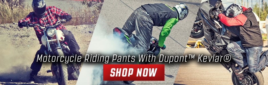 Motorcycle Riding Pants With Dupont™ Kevlar®