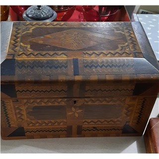 wood inlay jewelry box