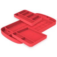 Tool Tray Silicone 3 Piece Set Color Pink S&B