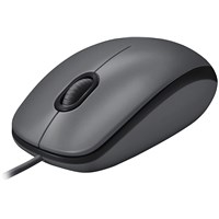 Logitech M100 Wired Optical Mouse - Black 