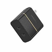 Otterbox - Dual USB Power Delivery Wall Charger USB-C 30W + USB-C 20W Black