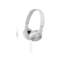 On-Ear Headphones with In-Line Mic and Smartphone Controls - White