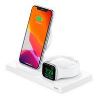 BELKIN - BOOST & CHARGE™ 3-1 WIRELESS CHARGER FOR IPHONE + APPLE WATCH + AIRPODS WHITE