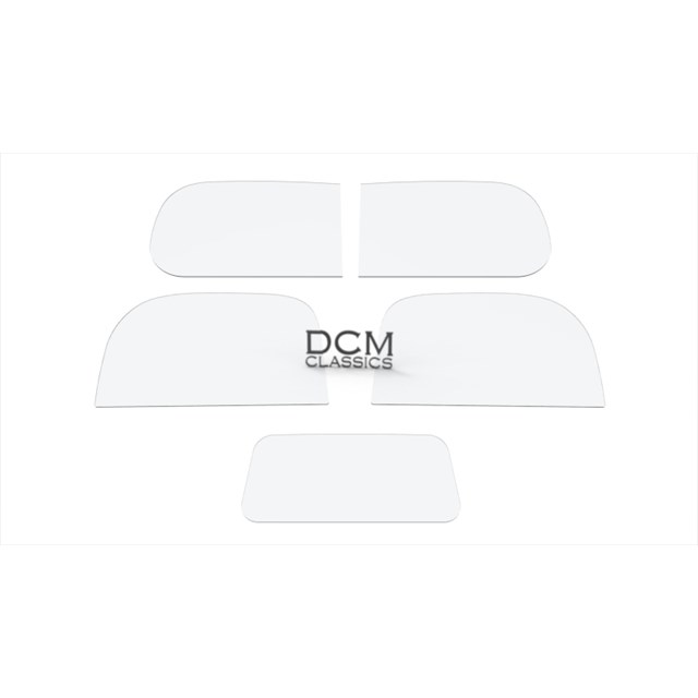 GL-525-3947 (5) Piece Glass Kit-Clear : DCM Classics