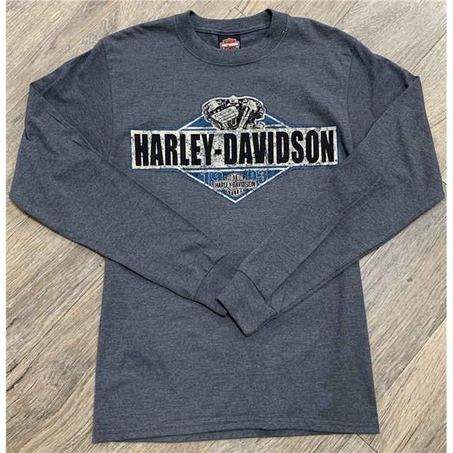 LABELED DIAMOND CUSTOM ANCHORAGE LONG SLEEVE : House Of Harley-Davidson