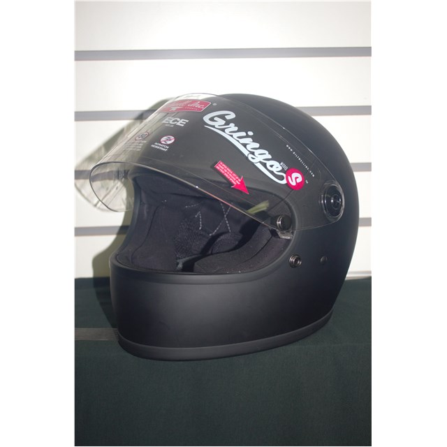 BILTWELL HELMET GRINGO FLAT BLACK XS : Vespa Brooklyn