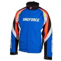 Blue Mens Yamaha Snoforce Insulated Velocity Snow Jacket with Outlast