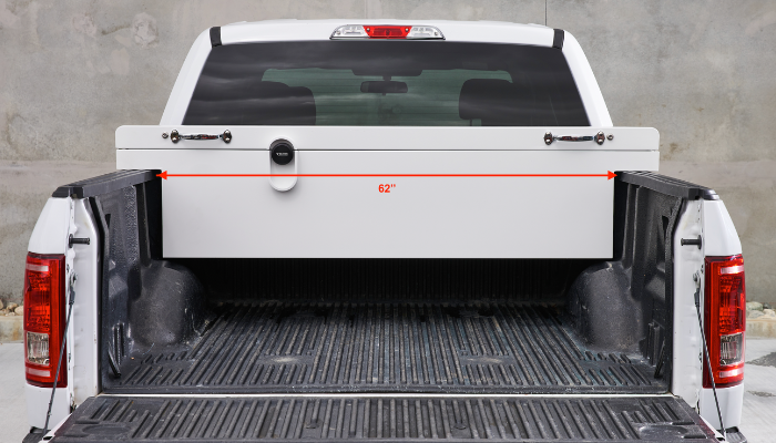 Vector tool box in truck bed
