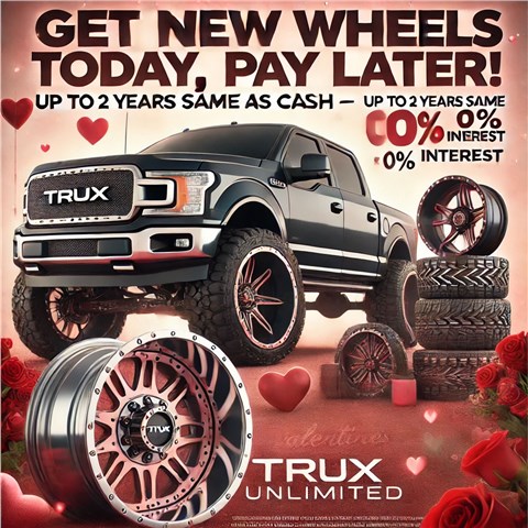 Get Wheels For Valentine's - Pay Later