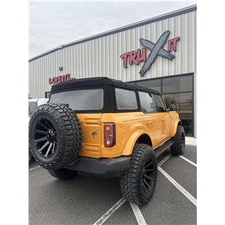 Ford Bronco - 4 inch Zone OffRoad Lift Kit - Set 20 x 10 Fuel Contra Rims - Set 37 x 12 50 x 20 MT Tires