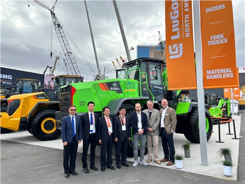 LiuGong North America sells first electric 856H-E MAX Wheel Loader to L.A. County Sanitation Districts