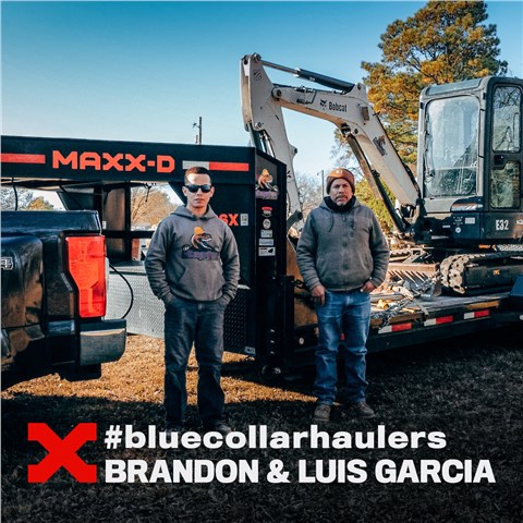 <span>BLUE COLLAR HAULER</span> BRANDON AND LUIS GARCIA FROM RAPTOR CONCRETE CONSTRUCTION, LLC
