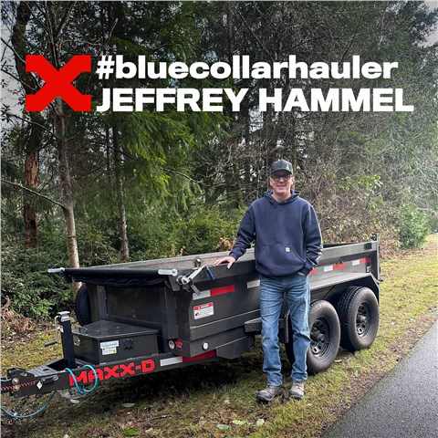 <span>BLUE COLLAR HAULER</span> JEFFERY HAMMEL WITH THE PERFECT LAWN