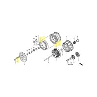 OEM Honda Clutch Kit for 2002 to 2007 CRF450R