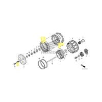 OEM Honda Clutch Kit for 2011 to 2012 CRF450R
