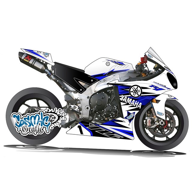 Graphic Kit for 2009-2014 Yamaha R1 : Motorcycle Goodies