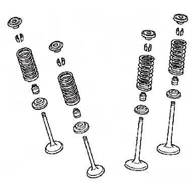 Suzuki OEM Full Valve Kit 2006-2009 LTR450 LT-R 450 LTR