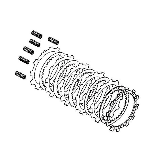 Details about  / Intuitive Racing Clutch Kit w// Heavy Duty Springs Suzuki LT-250 1987-1992