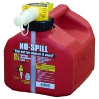 1.25 Gallon No Spill Red Gas Can