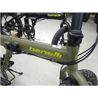 Benelli E-fold 500, Electric Bike - matte green