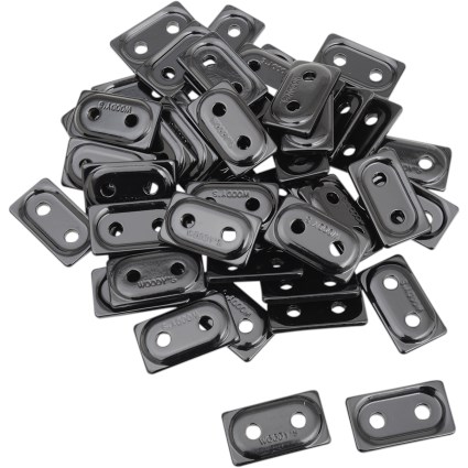 Woody's ARG-3775-6 Round Grand Digger Aluminum Support Plates 6-pack 