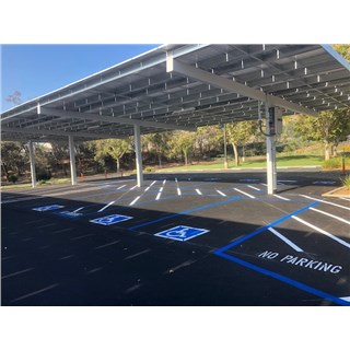 Parking Under Solar Panels