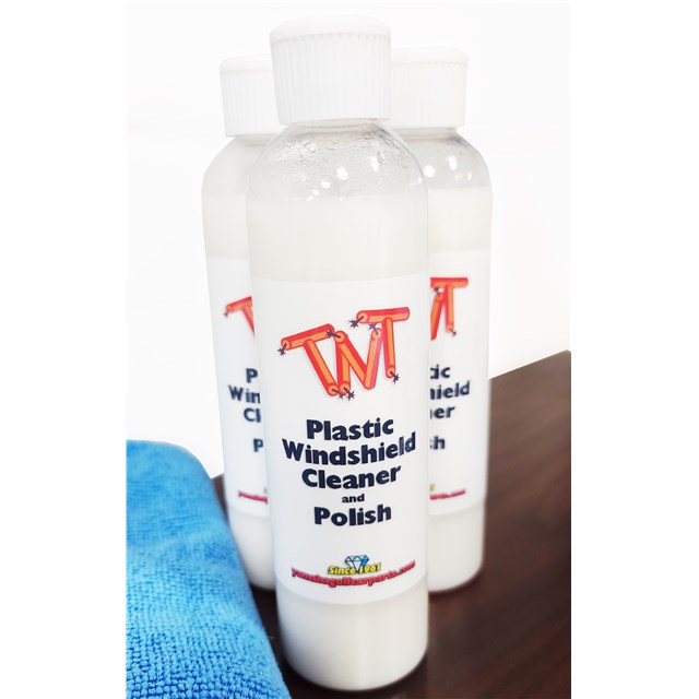 Golf Cart Windshield Cleaner and Polish