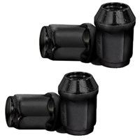 4-pack Black Golf Car Wheel Lug Nuts 12mm x 1.25