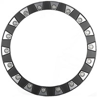 Split 6 Beadlock Ring Black / Machined 