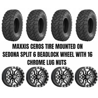 Sedona Split 6 Beadlock Wheel / Maxxis Ceros Tire Kit